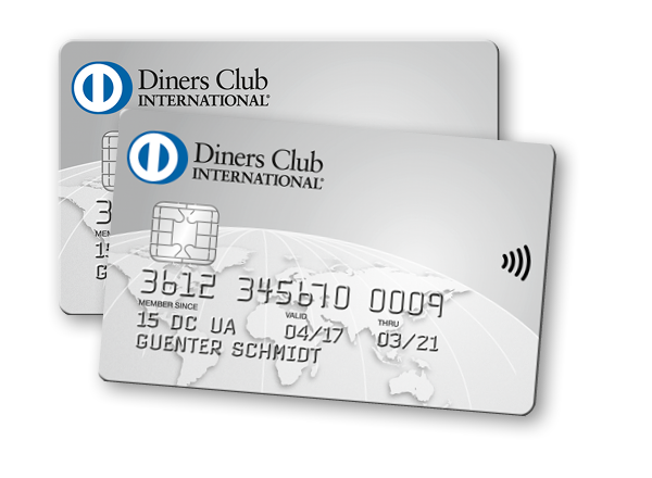 Zwei Diners Club Karten als Bild